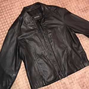 Men’s Guess Leather Jacket, sz. L